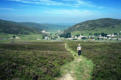 Wanlockhead and the path to the Lowther Hills