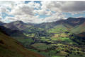 Newlands and the view towards the Buttermere fells