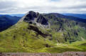 The fine summit of Stob Ban, 3278', seen from the Devil's Ridge