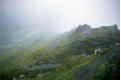 Greasy rocks and a misty outlook, Blencathra