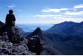 On the ridge - the view to Elgol and Sleat