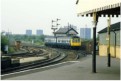 Cl 108 DMU approaches Miles Platting station