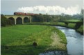 46229 crosses the Aire near Gargrave