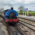 No.1 arrives at Swanwick Junction (DMU in tow)