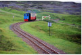 Clyde and train trundle past the remains of Glengonnar mine