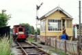 &quot;Churchill&quot; JF4100005/47 stands beside the signal box