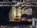 Trains in the tunnel