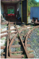 Unusual ng trackwork - and another loco lurks in the shed