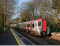 Shortly before 8.00am - northbound 197s at Church Stretton