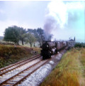 A &quot;Black 5&quot; on a northbound freight, Scout Green