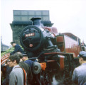 41241 at Keighley, ready to depart with the reopening train