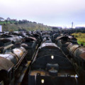 Barry - a view of the scrap lines