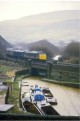 The Red Bank parcels train approaches Standedge Tunnel