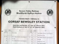 Timetable, Bewdley