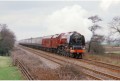 46229 hurries through Thorpe Willoughby