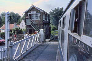 Bedale signal box from the "Wensleydale Wanderer"